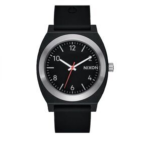 NWB Nixon Time Teller OPP black/black watch